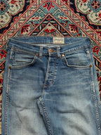 WRANGLER ACE LIGHT WASH DENIM STRAIGHT FIT VINTAGE JEANS - 28