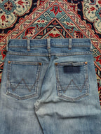 WRANGLER ACE LIGHT WASH DENIM STRAIGHT FIT VINTAGE JEANS - 28