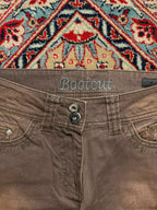VINTAGE LOW RISE FADED BROWN FLARE BOOTCUT DENIM JEANS - 30