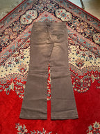 VINTAGE LOW RISE FADED BROWN FLARE BOOTCUT DENIM JEANS - 30