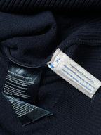 Tommy Hilfiger Navy Blue Premium Cotton Knit Crewneck Sweater - M