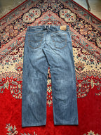 DIESEL KOOTLER WASHED BLUE STRAIGHT FIT JEANS - 38