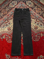 VERO MODA DENIM HIGH WAIST STRAIGHT FIT BLACK JEANS - 26