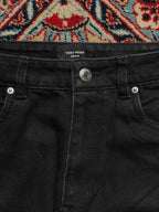 VERO MODA DENIM HIGH WAIST STRAIGHT FIT BLACK JEANS - 26