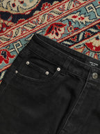 VERO MODA DENIM HIGH WAIST STRAIGHT FIT BLACK JEANS - 26
