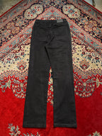 VERO MODA DENIM HIGH WAIST STRAIGHT FIT BLACK JEANS - 26