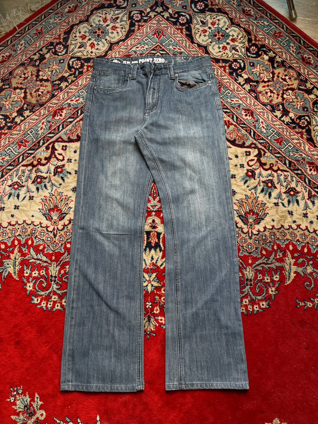POINT ZERO COLLECTION MEDIUM WASH BOOTCUT JEANS - 32