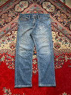 M&S Collection 360 Flex Straight Fit Medium Washed JEANS - 36