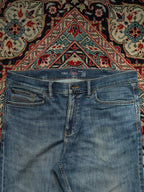 M&S Collection 360 Flex Straight Fit Medium Washed JEANS - 36
