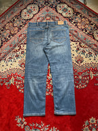M&S Collection 360 Flex Straight Fit Medium Washed JEANS - 36