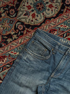 Vintage Crafted Goods Washed Distressed Straight FIT JEANS - 32
