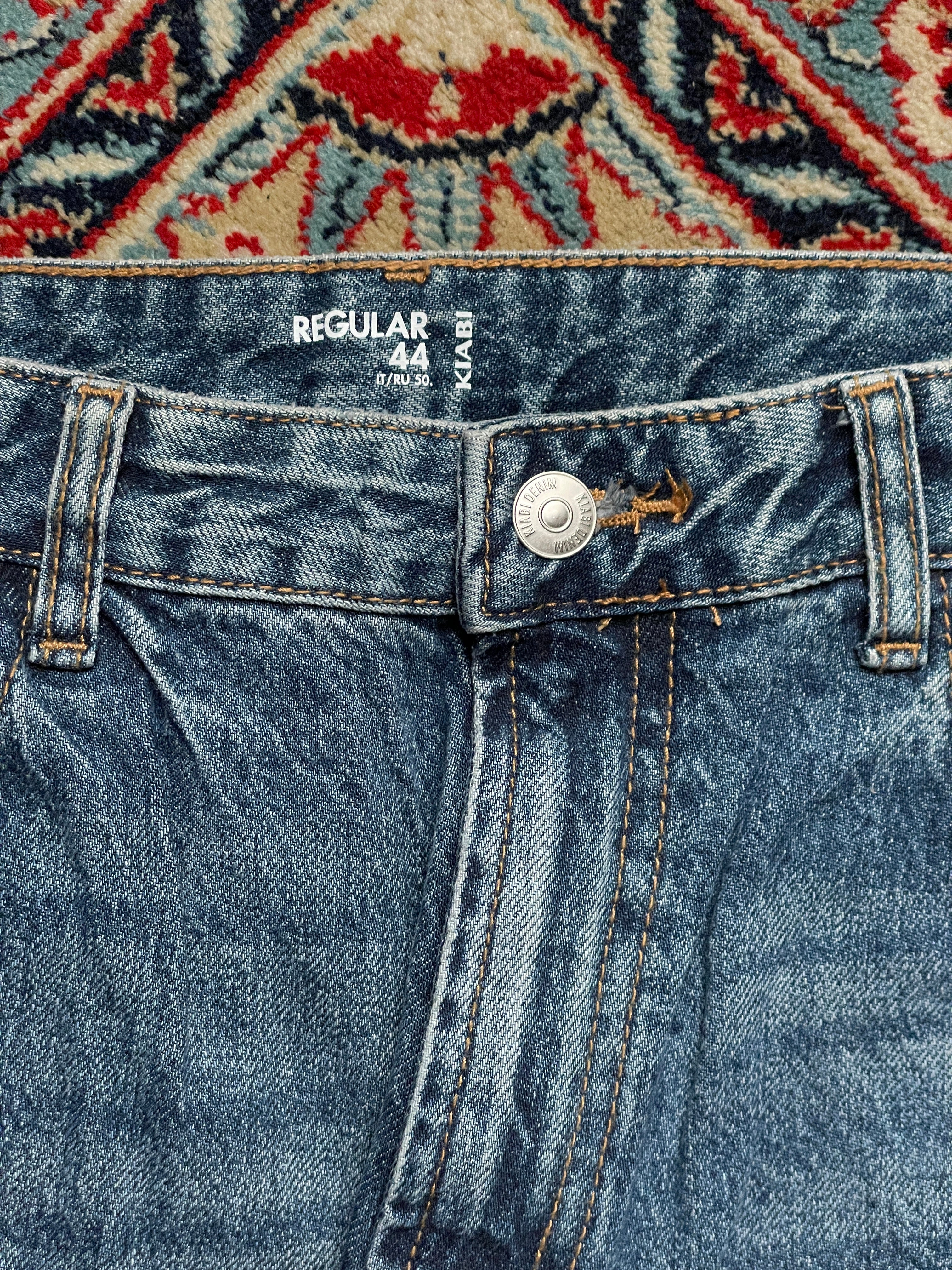 Kiabi Denim Regular Fit Medium Wash Classic Blue JEANS - 34