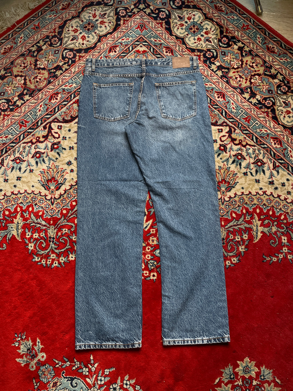 Kiabi Denim Regular Fit Medium Wash Classic Blue JEANS - 34