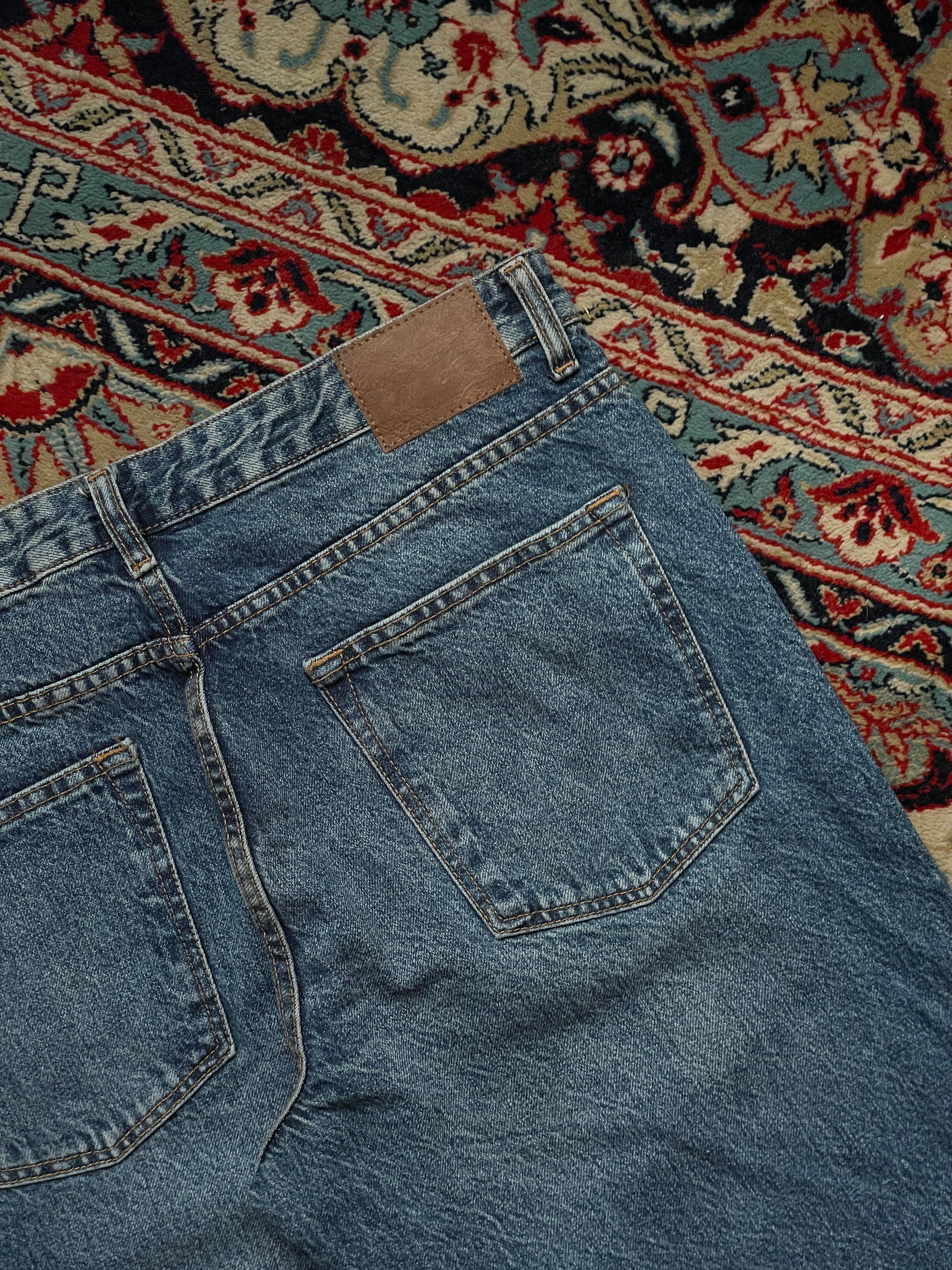 Kiabi Denim Regular Fit Medium Wash Classic Blue JEANS - 34