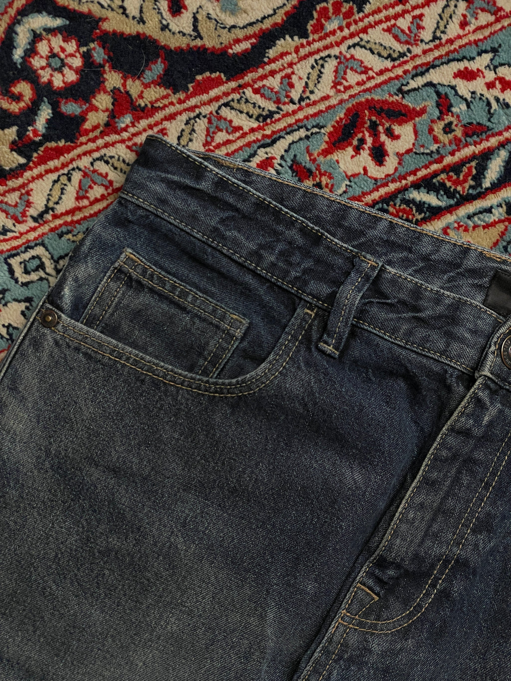 Next Mid Wash Denim Casual Bootcut JEANS - 34