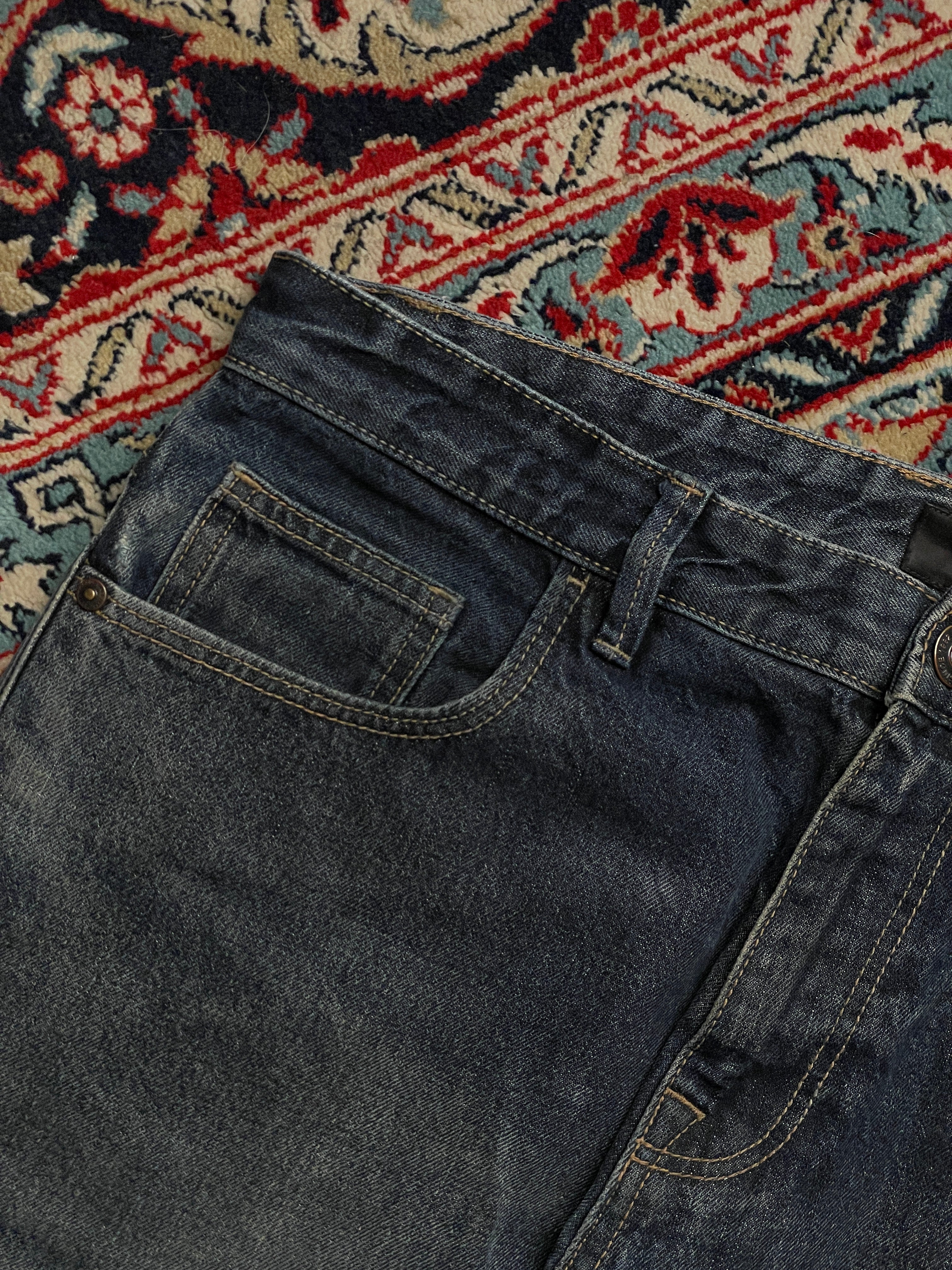Next Mid Wash Denim Casual Bootcut JEANS - 34