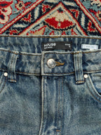 HOUSE LIGHT WASH STREETWEAR DENIM JEANS - 28