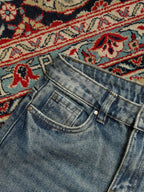 HOUSE LIGHT WASH STREETWEAR DENIM JEANS - 28