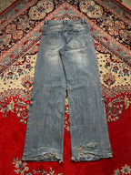 HOUSE LIGHT WASH STREETWEAR DENIM JEANS - 28