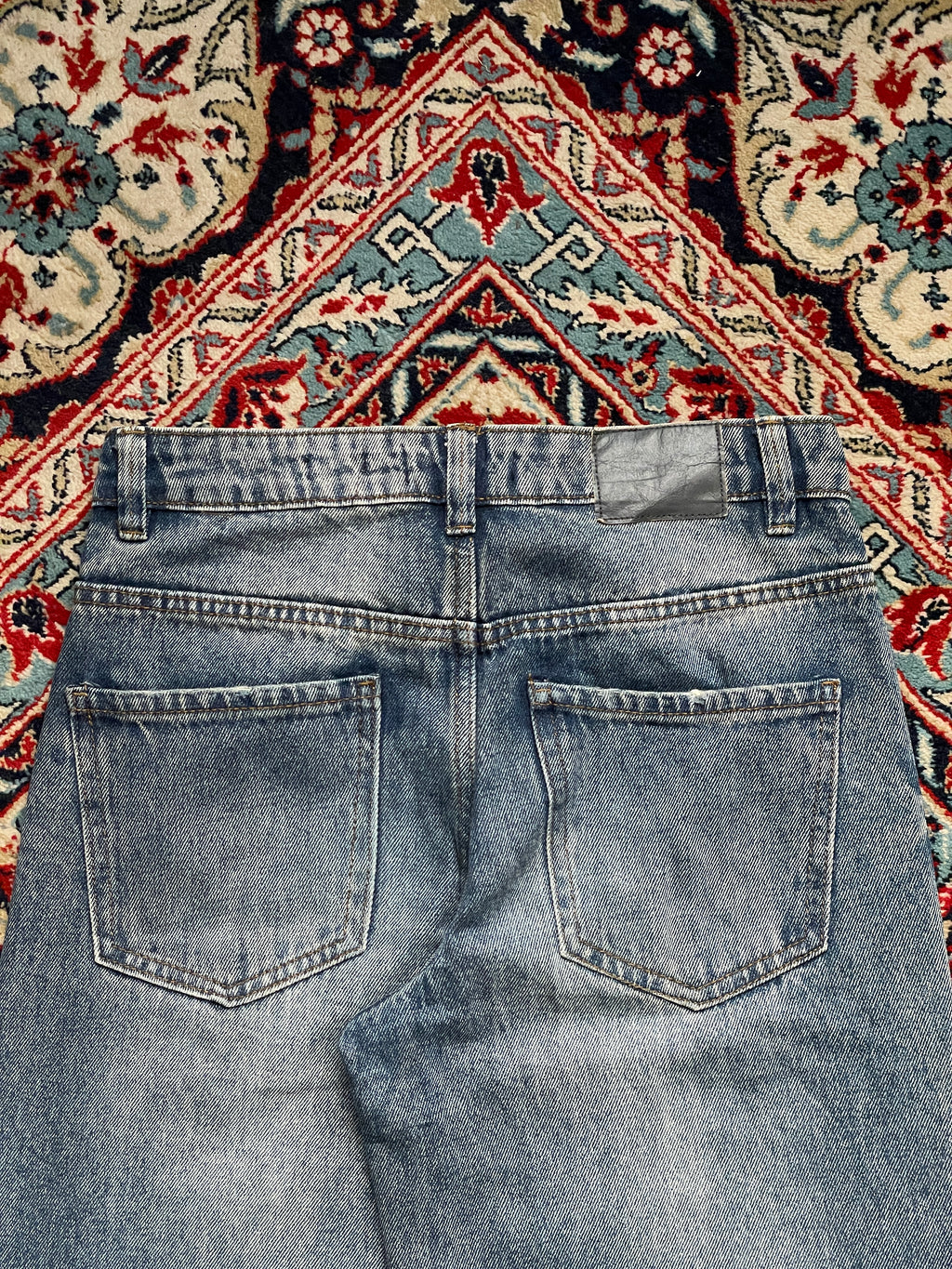 HOUSE LIGHT WASH STREETWEAR DENIM JEANS