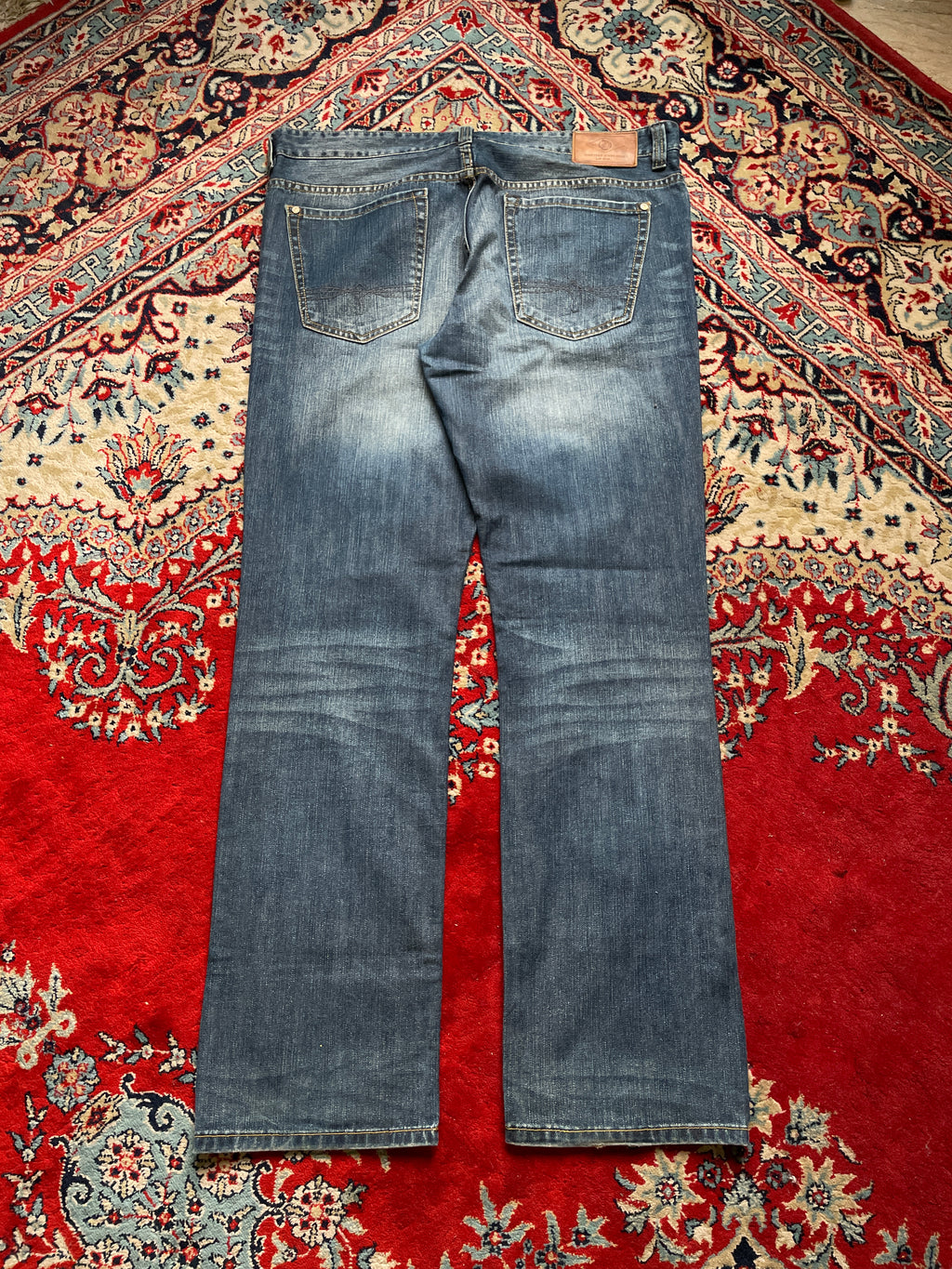 S.OLIVER 1969 MEDIUM WASH STRAIGHT FIT DENIM JEANS - 38