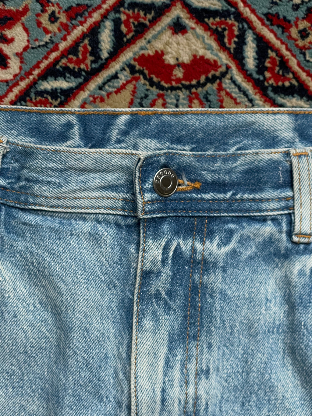ARKET LIGHT WASH SUPER BAGGY DENIM JEANS - 32