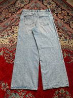 ARKET LIGHT WASH SUPER BAGGY DENIM JEANS - 34