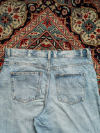 ARKET LIGHT WASH SUPER BAGGY DENIM JEANS - 34