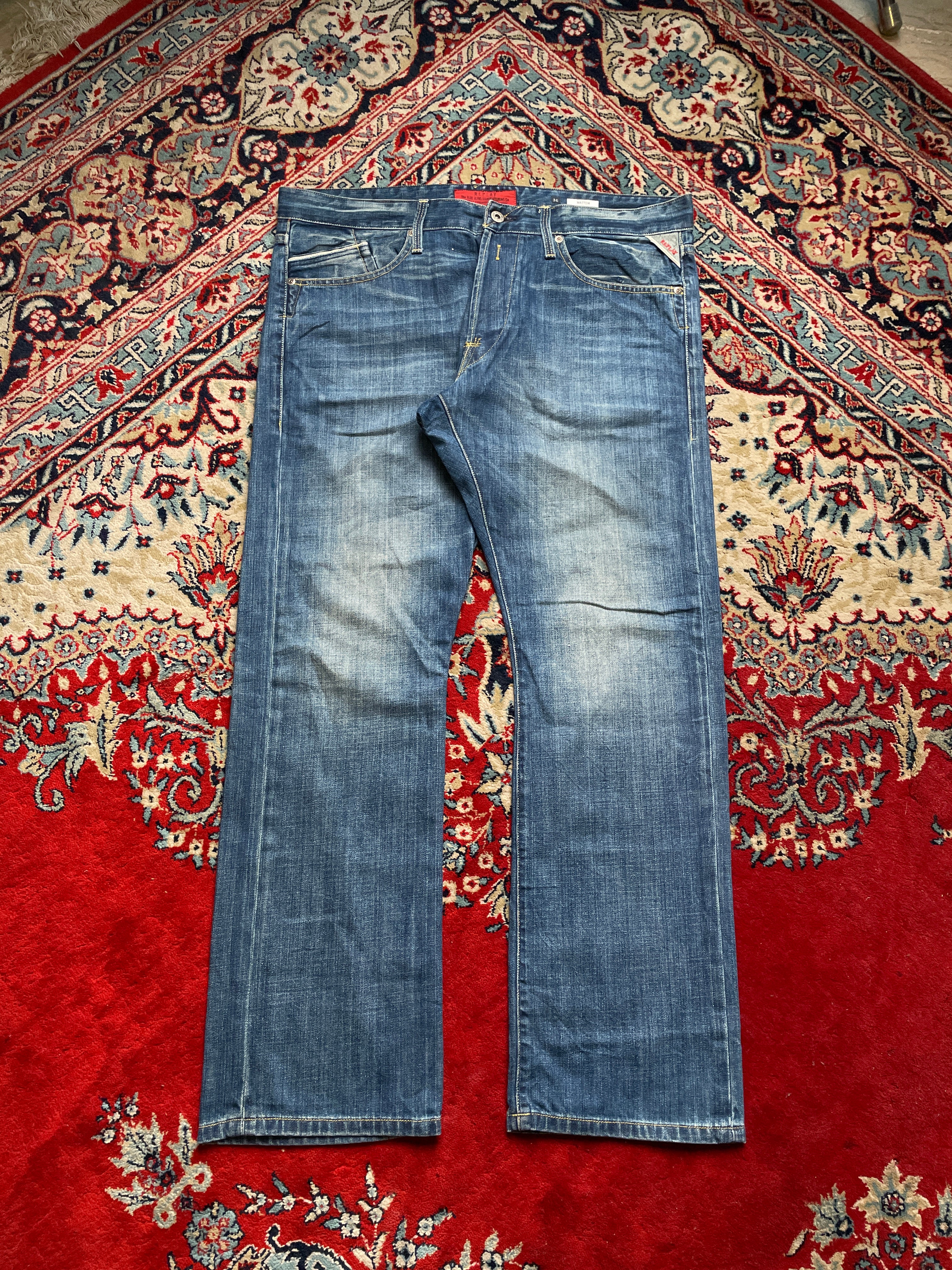 REPLAY Medium Wash BOOTCUT JEANS - 38