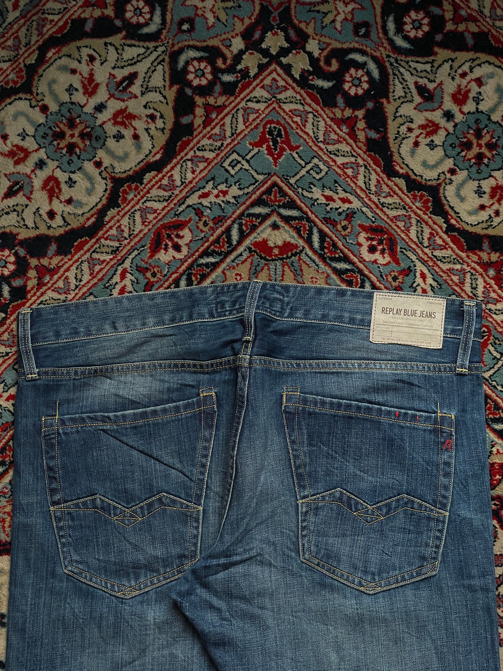 REPLAY Medium Wash BOOTCUT JEANS - 38