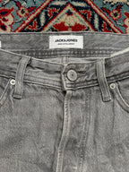 JACK & JONES Intelligence Loose Eddie Grey Wash RELAXED FIT JEANS - 30