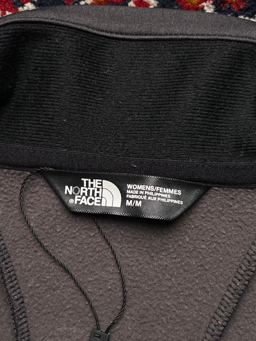 The North Face Women Dark Grey Fleece Jacket - M