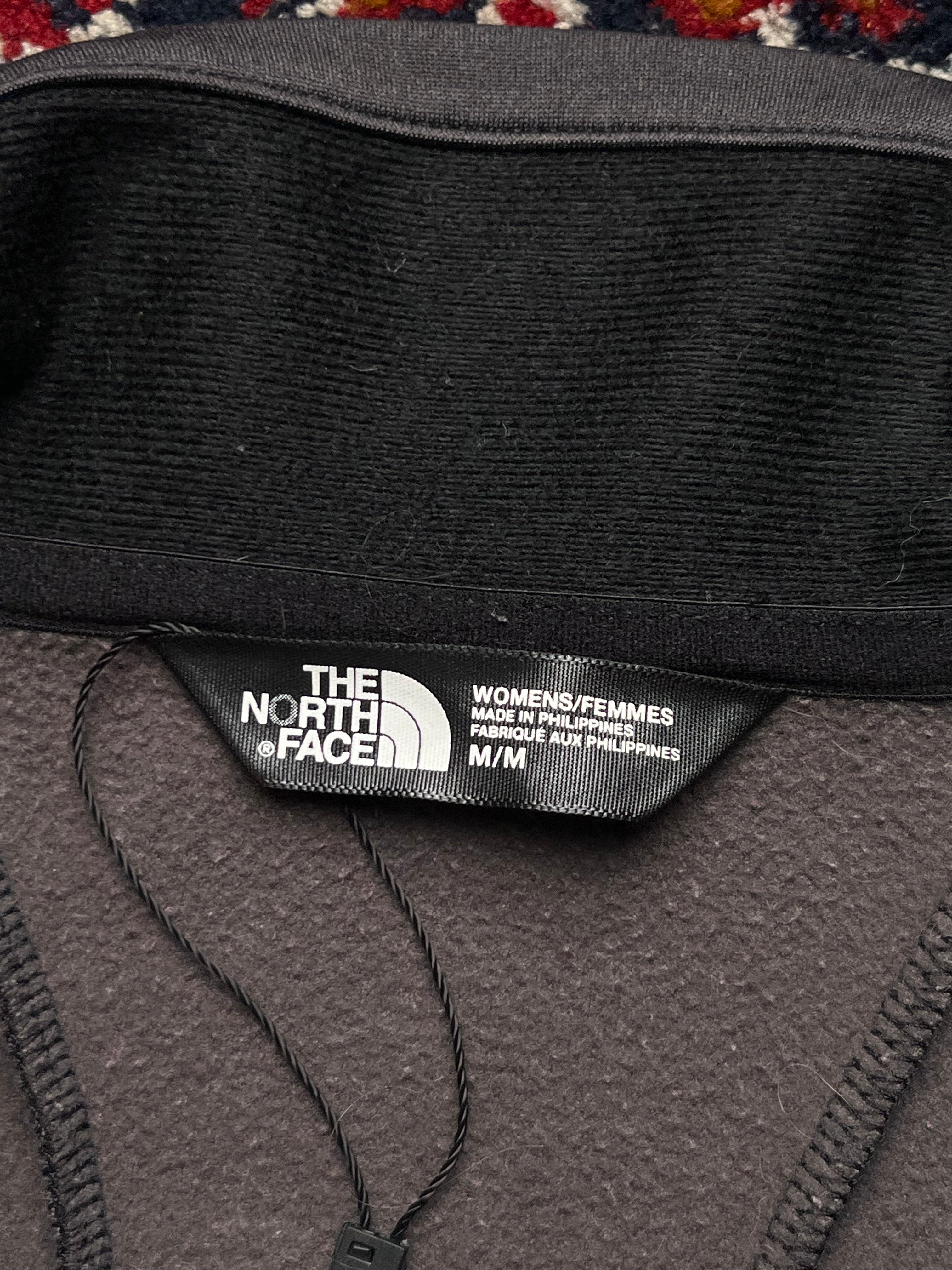 The North Face Women Dark Grey Fleece Jacket - M