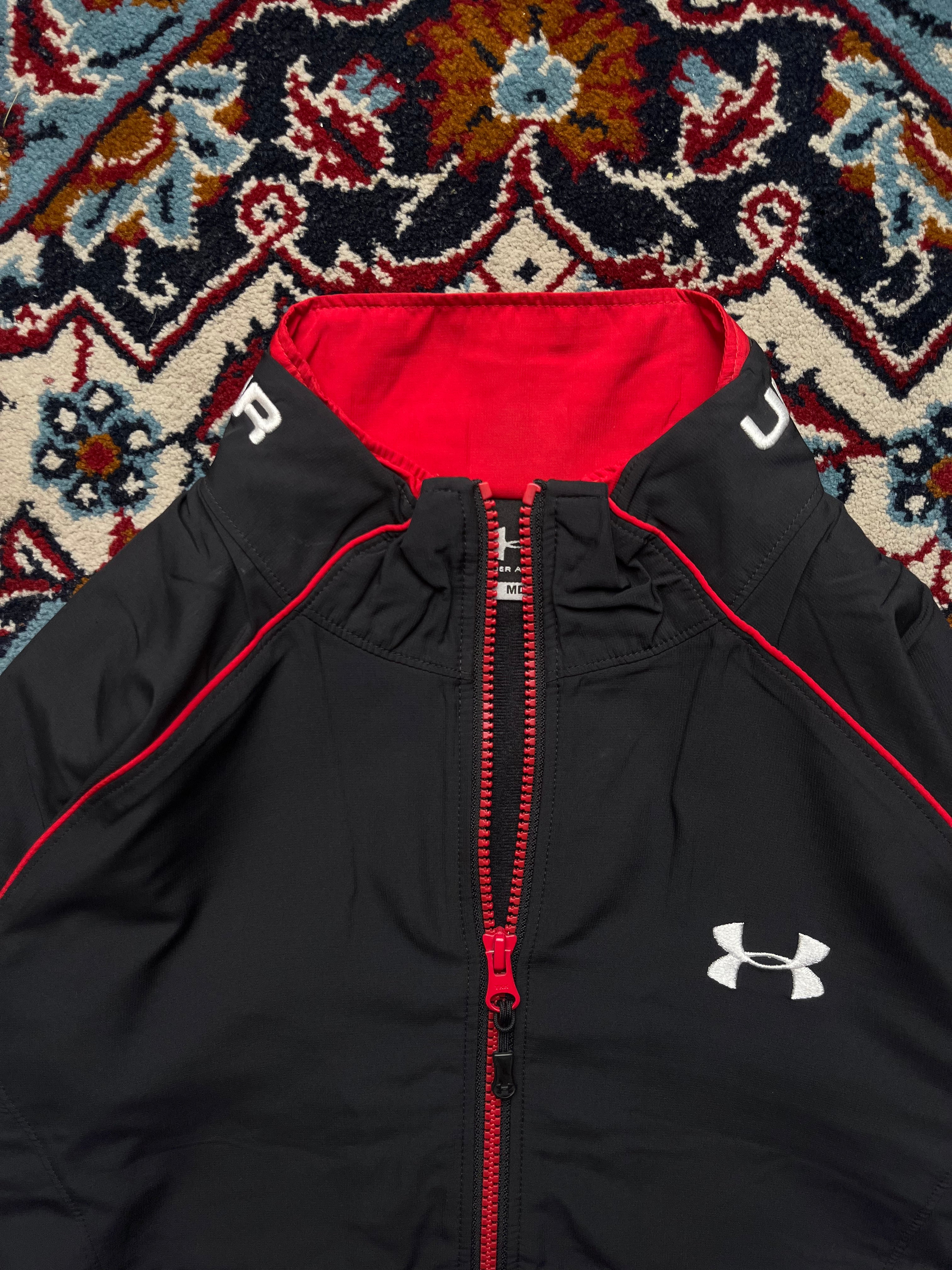 Under Armour Full Zip Athletic Windbreaker Track Jacket - M