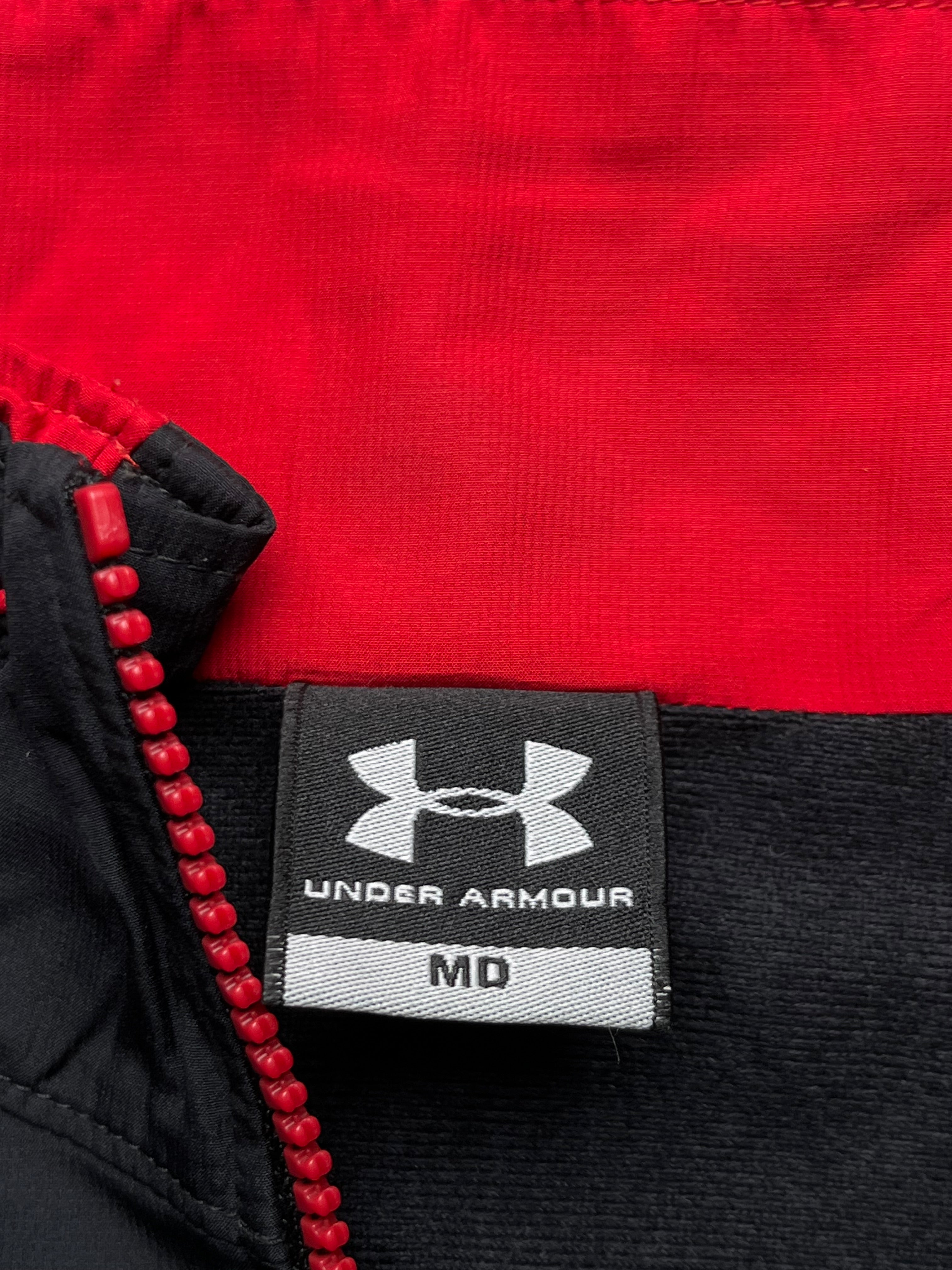 Under Armour Full Zip Athletic Windbreaker Track Jacket - M