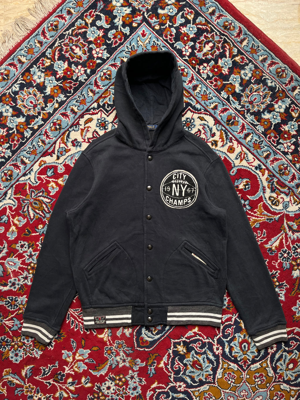 Polo Ralph Lauren Brooklyn City NY Champs Varsity Jacket - XL