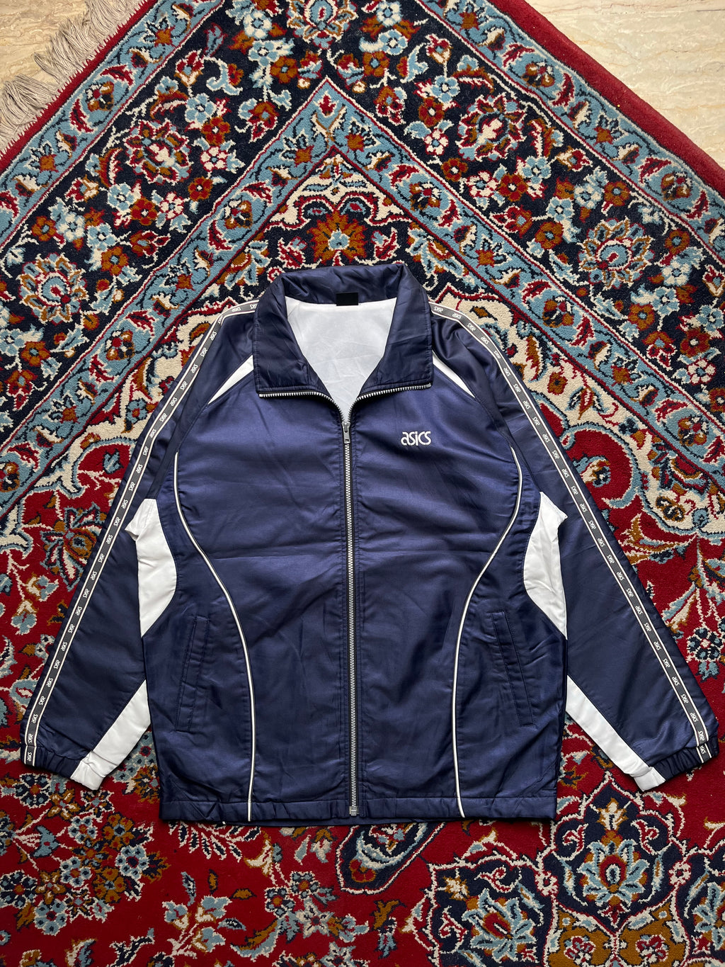 Vintage ASICS Full Zip Track Jacket - M