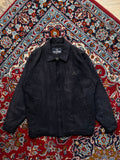 Vintage Non-No Marciano BLACK Faux Suede Harrington Jacket - M