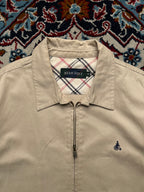 BEAN POLE Vintage Beige Golf Harrington JACKET - L