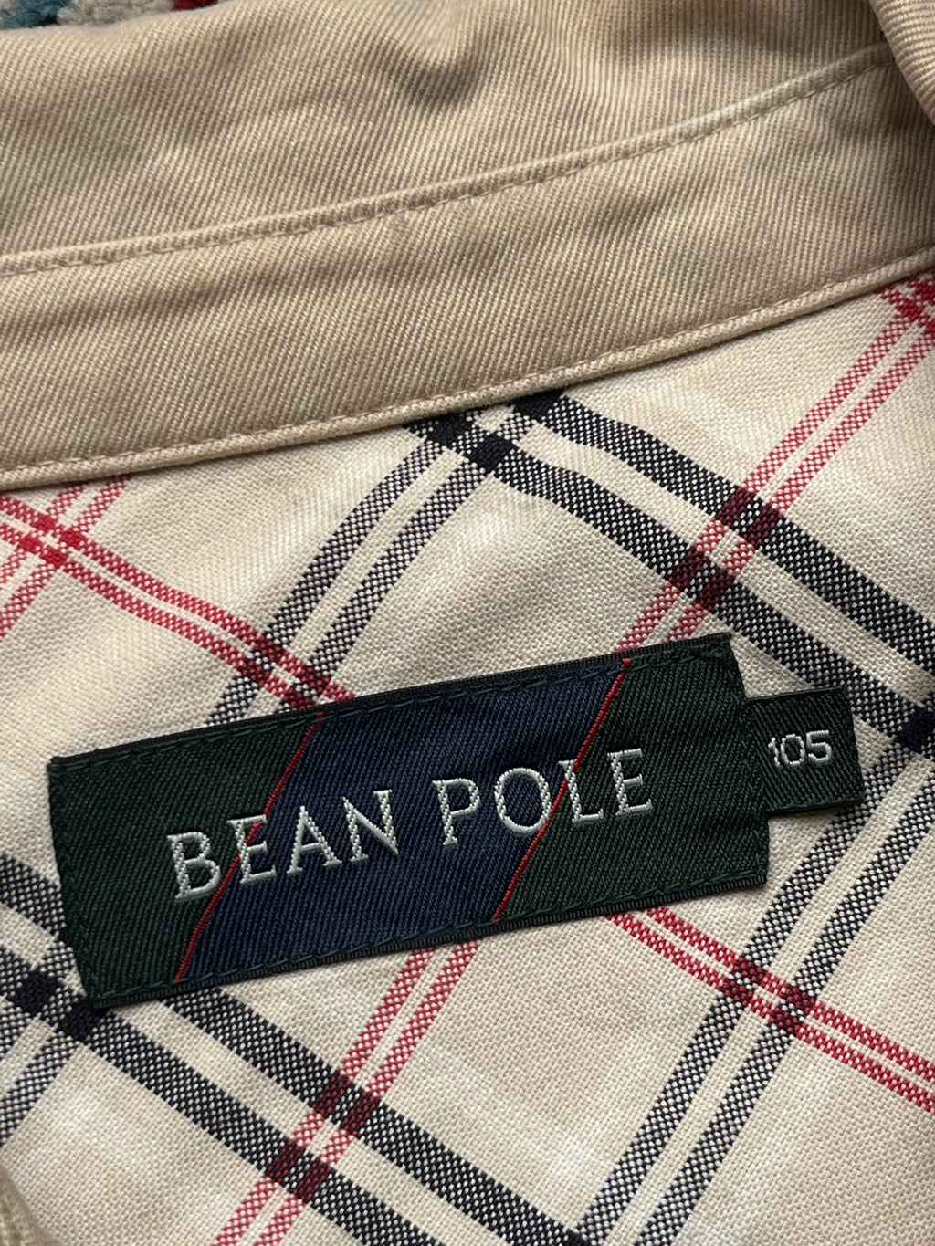 BEAN POLE Vintage Beige Golf Harrington JACKET - L