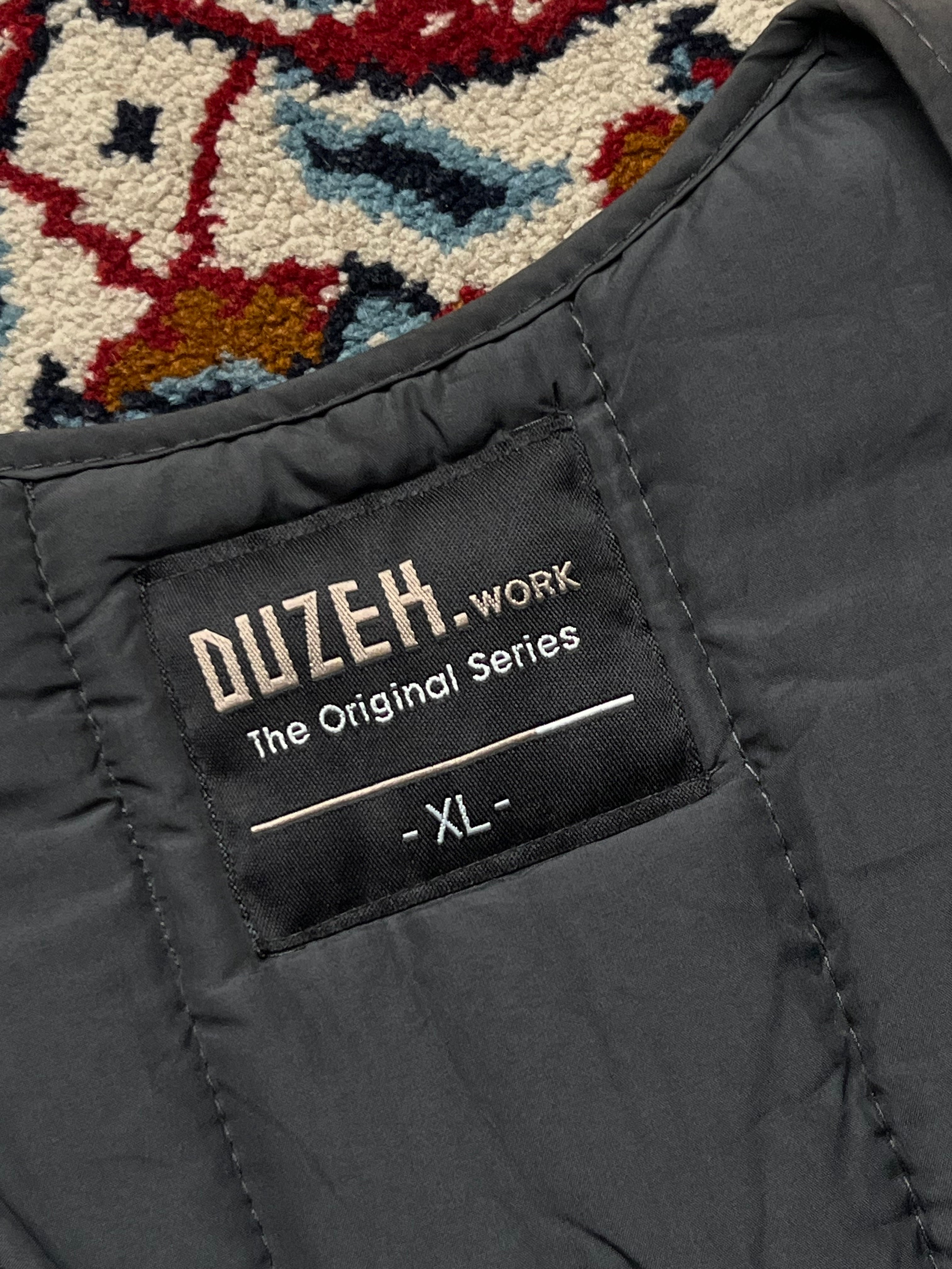 DUZEH Work Urban Classic Quilted Multi-Pocket Utility Fishing VEST - L