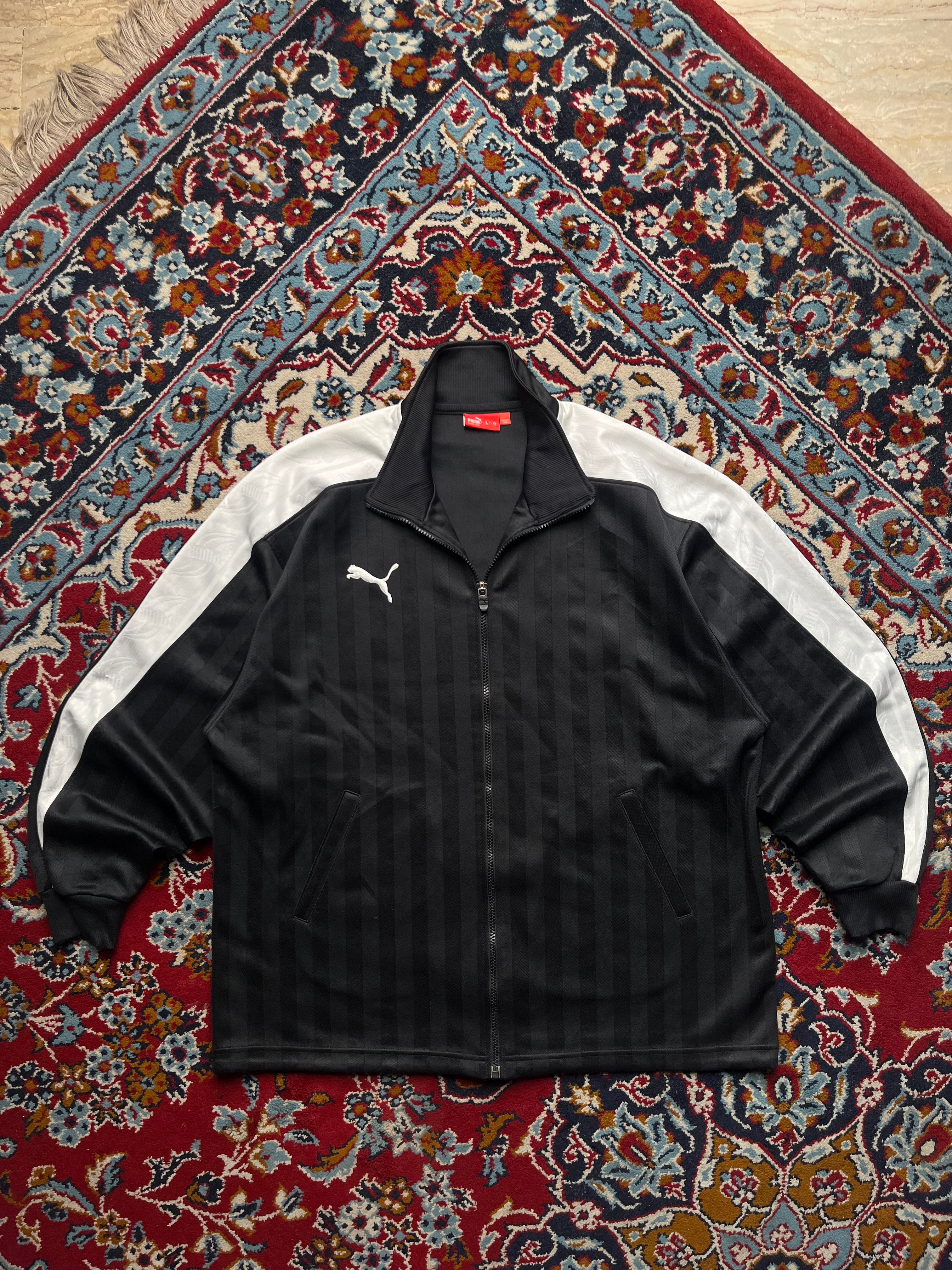 Vintage PUMA Shadow Stripe TRACK JACKET - L