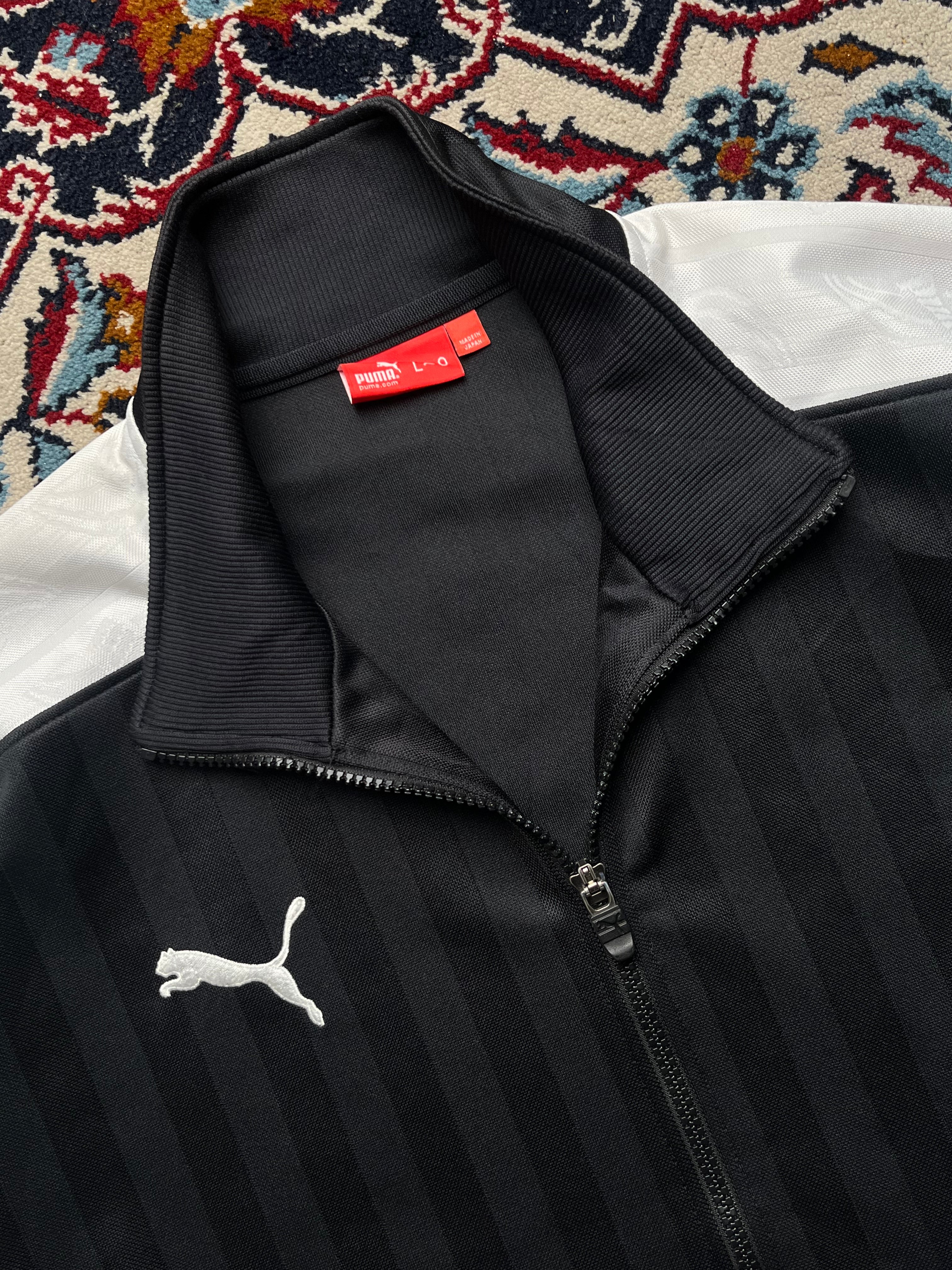 Vintage PUMA Shadow Stripe TRACK JACKET - L