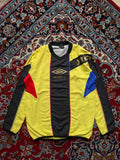 UMBRO Descente Vintage V-Neck Windbreaker Pullover JACKET - M