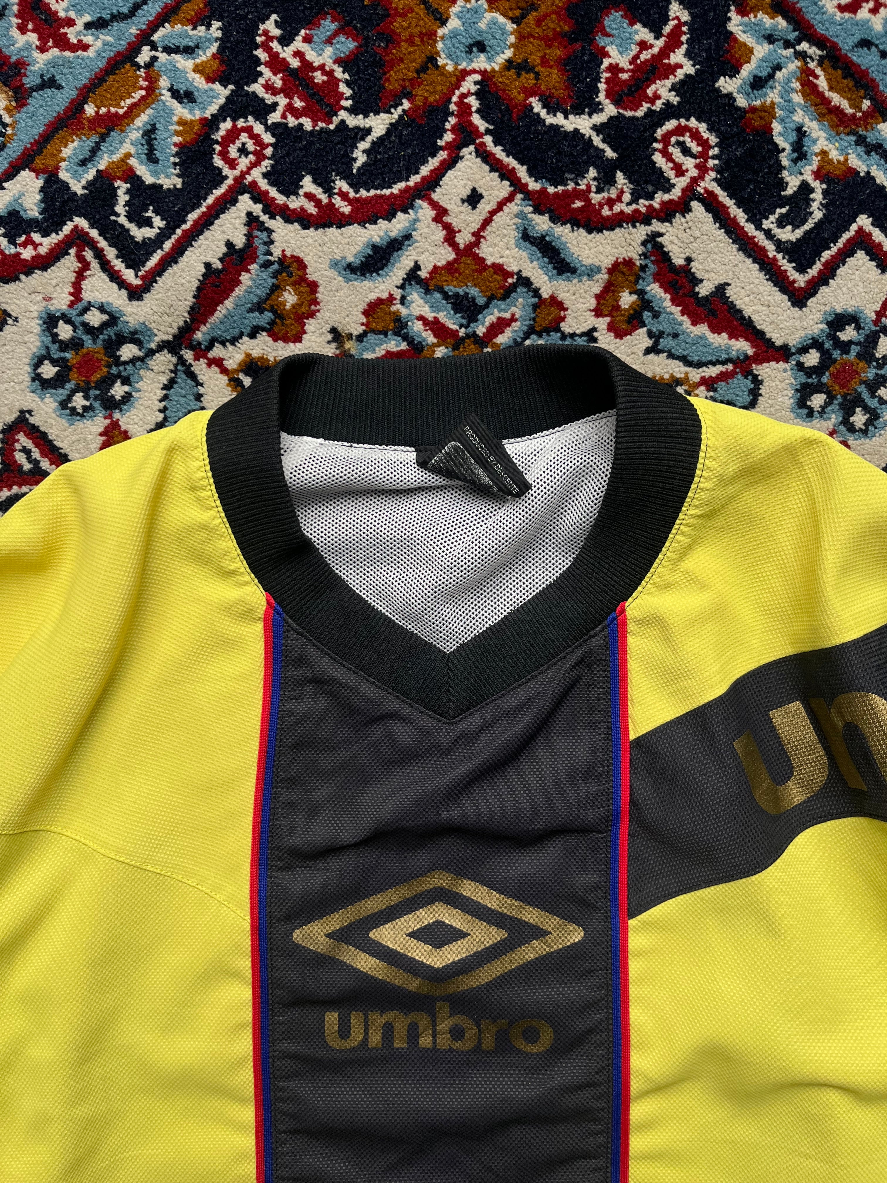 UMBRO Descente Vintage V-Neck Windbreaker Pullover JACKET - M