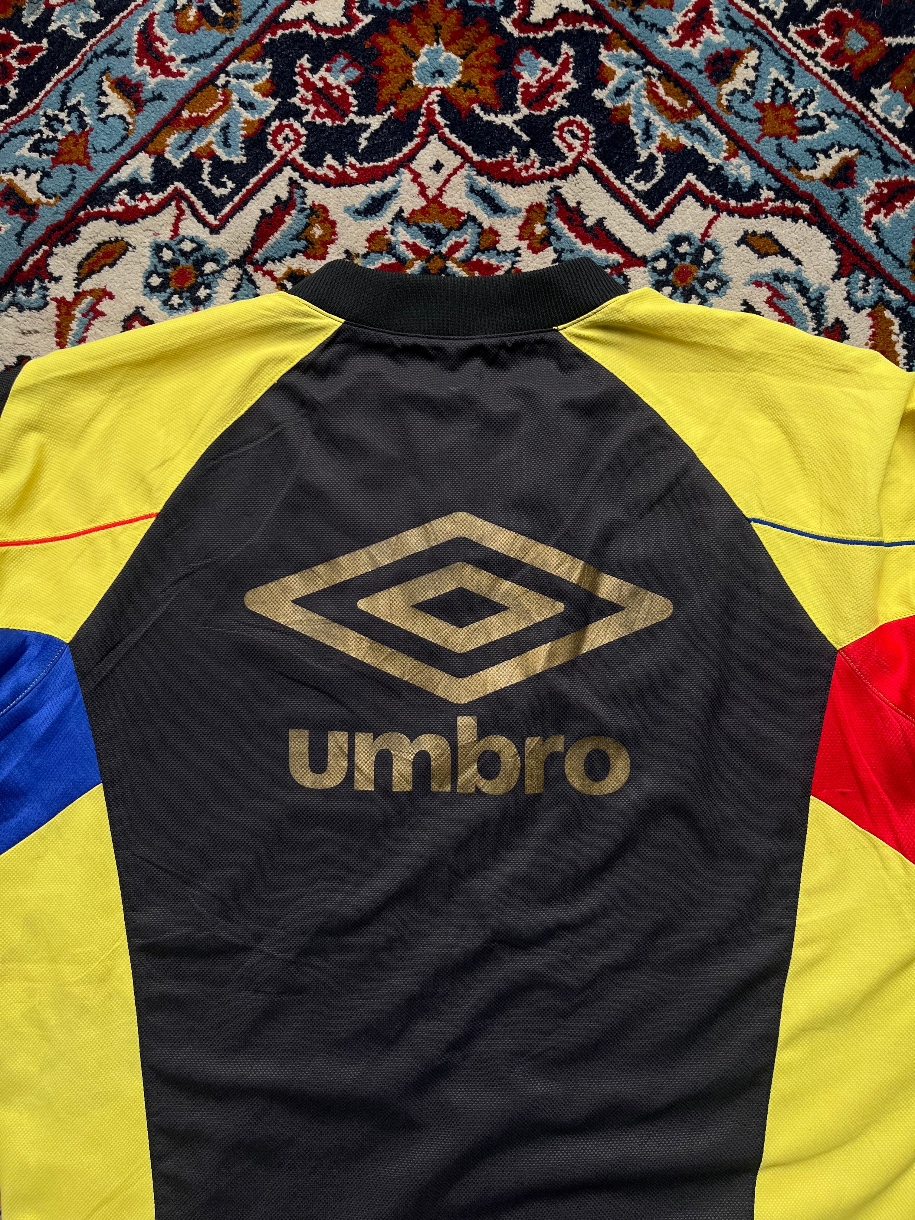 UMBRO Descente Vintage V-Neck Windbreaker Pullover JACKET - M