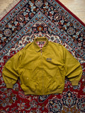 MONTE CARLO POLO CLUB Vintage Mustard Yellow Bomber JACKET - L