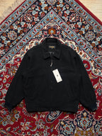 OXBL The European Elegant Wool Blend Harrington Bomber Jacket - M