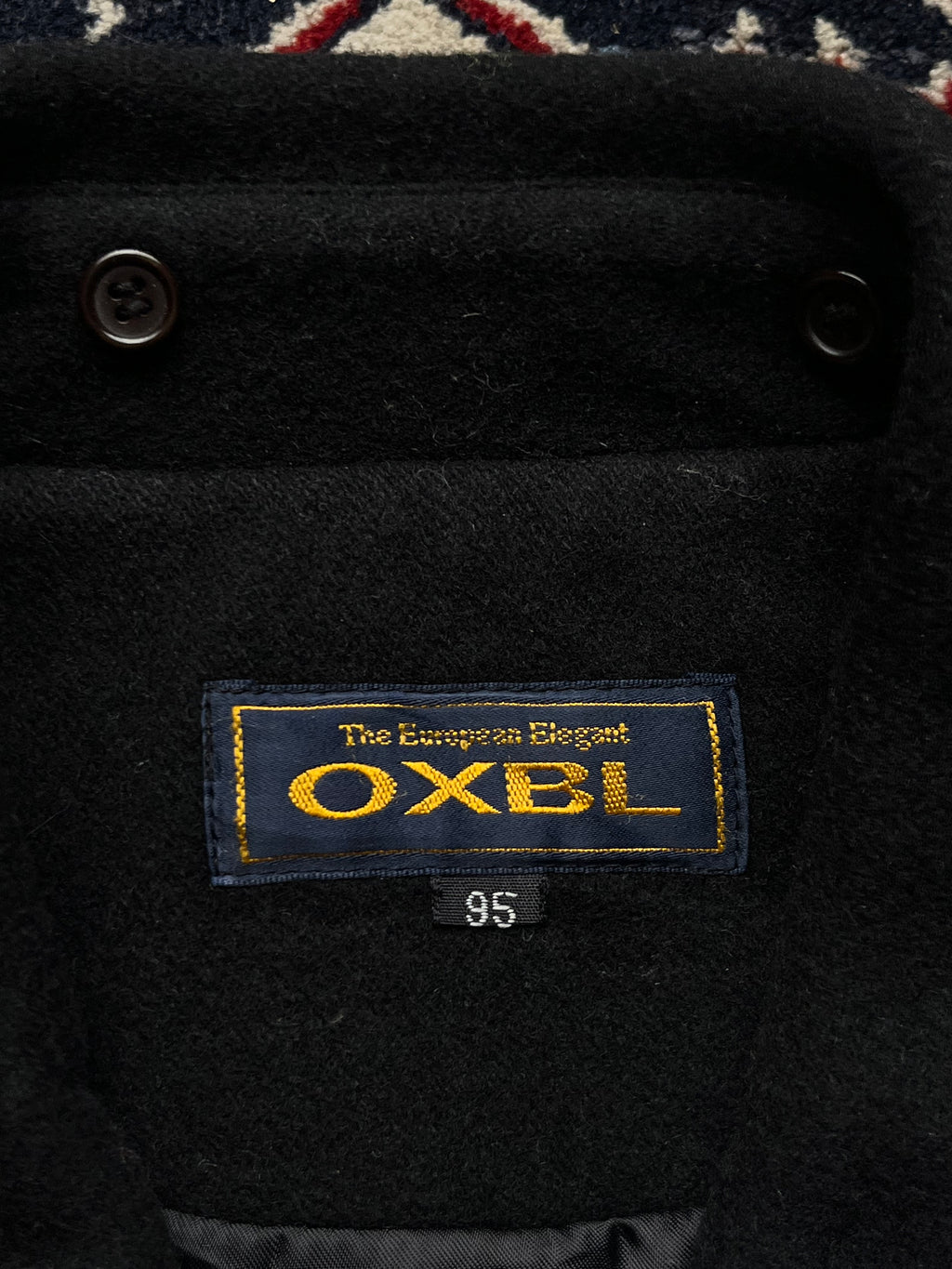 OXBL The European Elegant Wool Blend Harrington Bomber Jacket - M