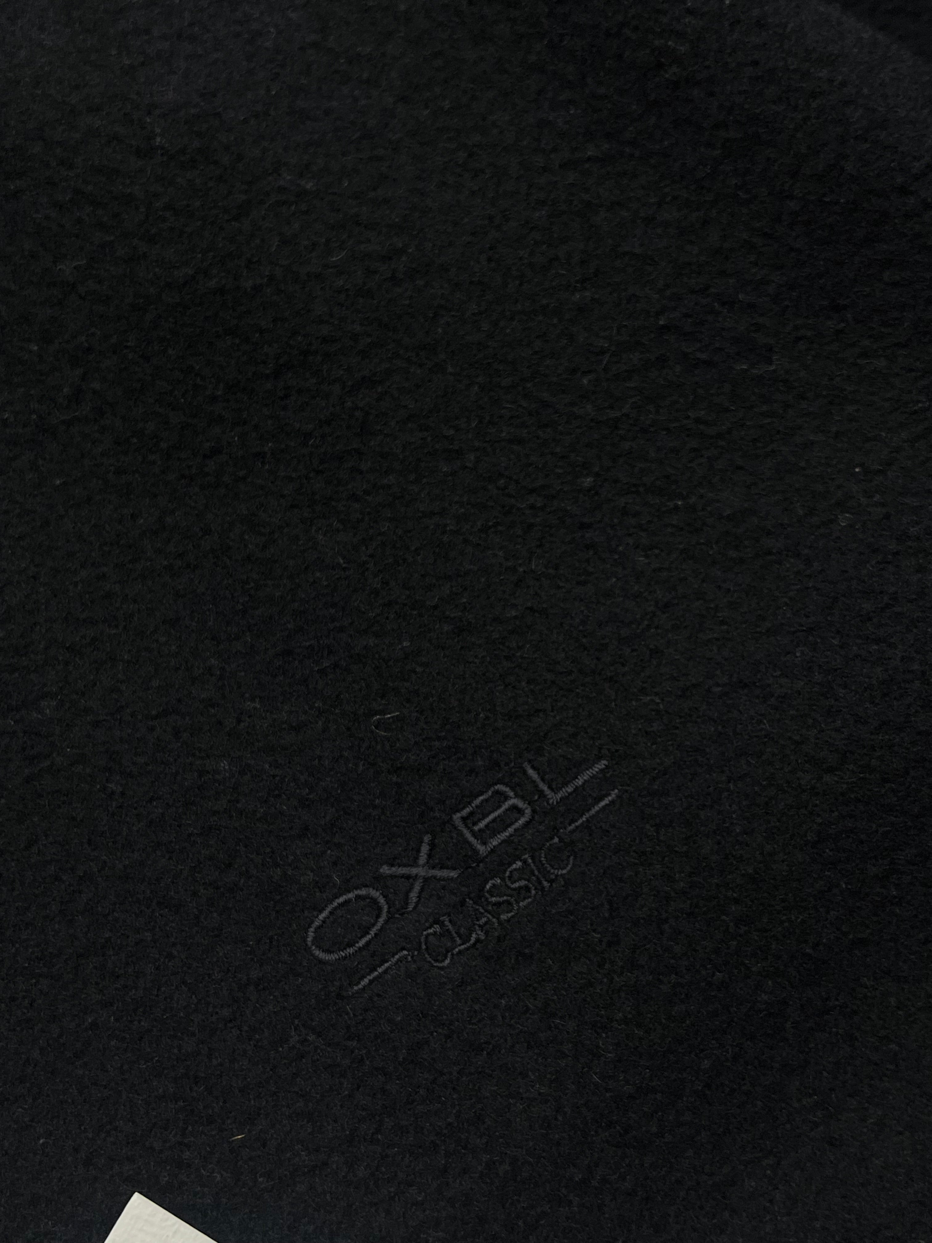 OXBL The European Elegant Wool Blend Harrington Bomber Jacket - M